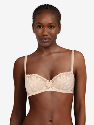 Chantelle Day To Night Half-Cup Bra - Golden Beige Balcony Bra Chantelle